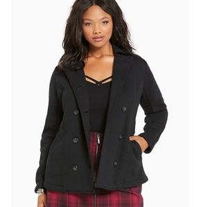 Black Torrid Black double breasted peacoat